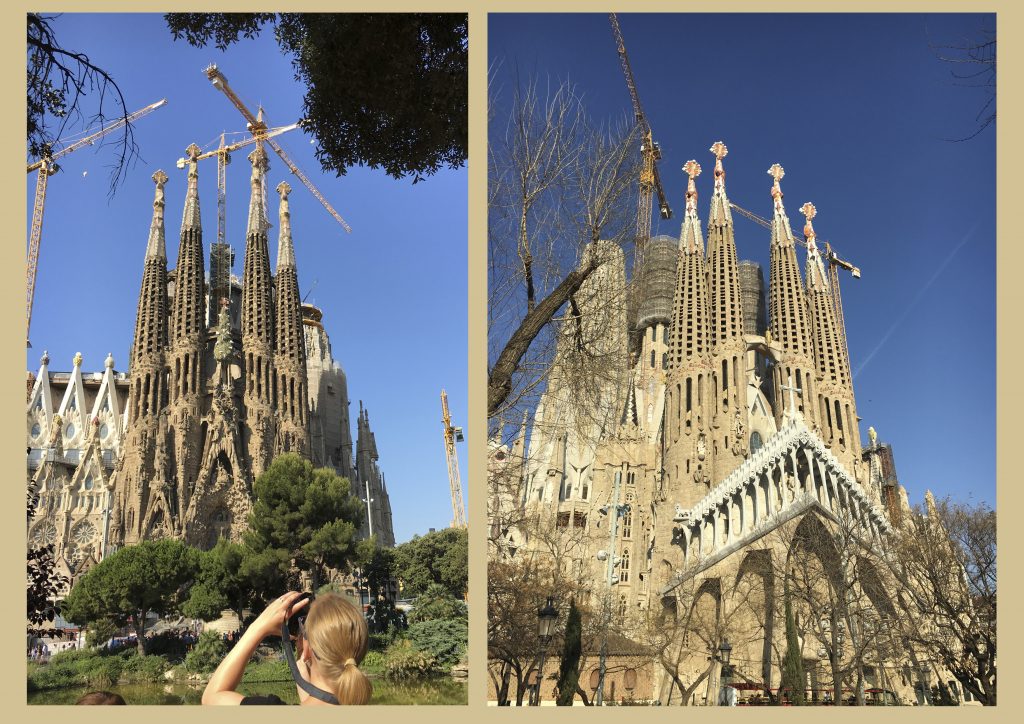 Sagrada Familia con ninos - Barcelona Wink