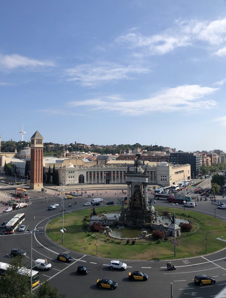 Vista desde Las Arenas de Barcelona